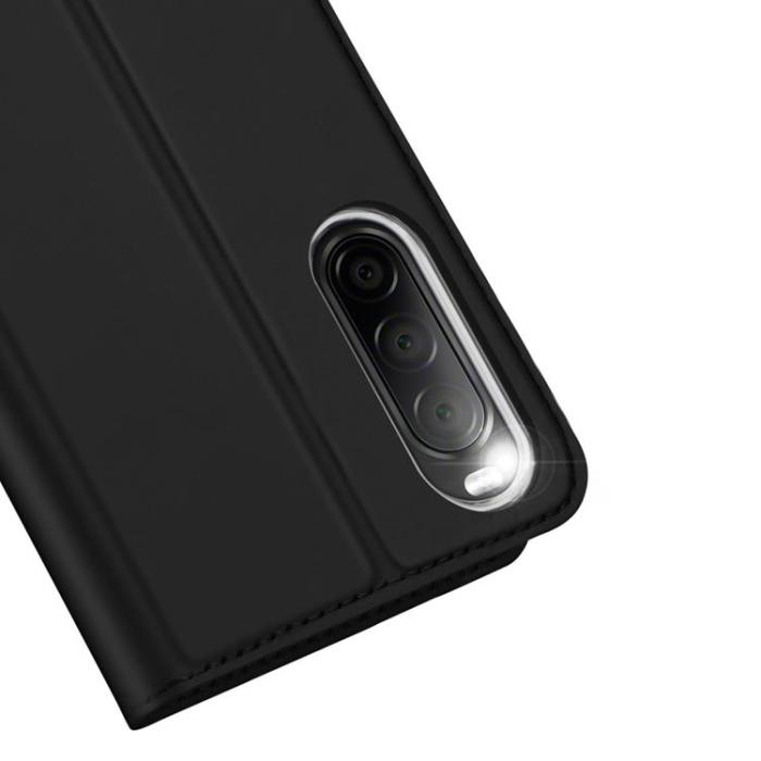 Dux Ducis - Dux Ducis Sony Xperia 10 V Plånboksfodral Skin Pro Stå - Svart