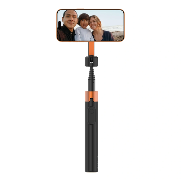 Tech-Protect - Tech-Protect Magsafe Bluetooth Selfiestick Tripod L10S - Svart/Orange