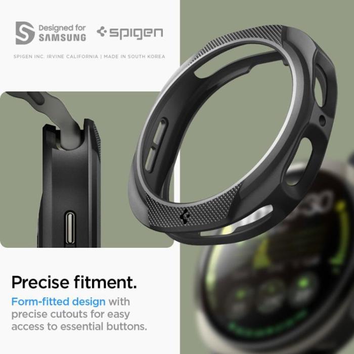 Spigen - Spigen Galaxy Watch 8 (44mm) Skal Liquid Air - Svart