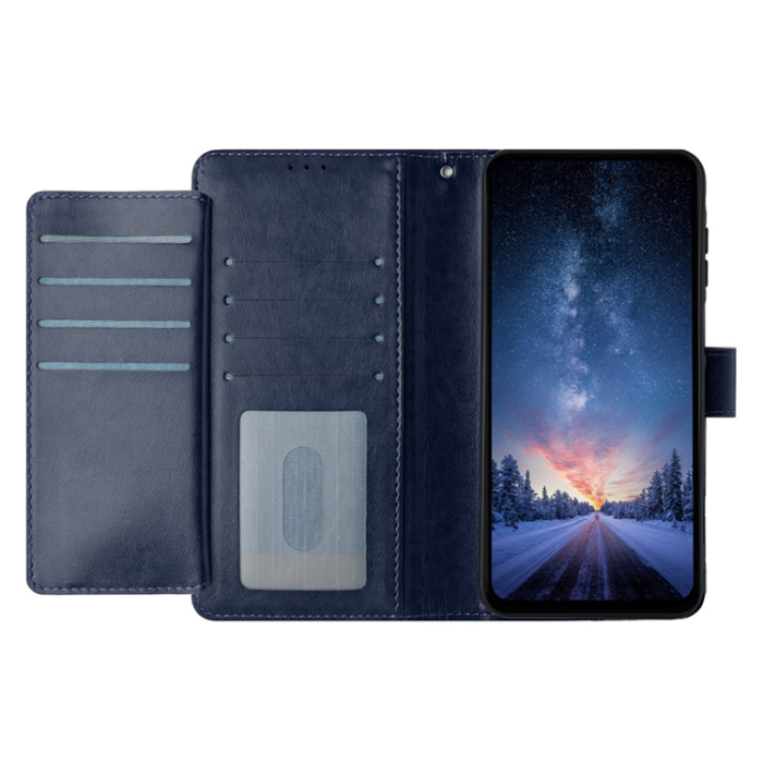 A-One Brand - iPhone 17 Pro Max Plånboksfodral Folio - Mörkblå