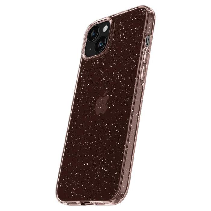 Spigen - Spigen iPhone 15 Plus Mobilskal Liquid Crystal - Rosa