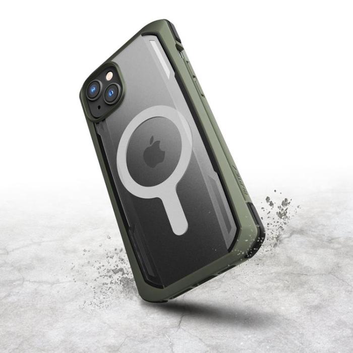 Raptic - Raptic iPhone 14 Skal Magsafe Secure Armored - Grön