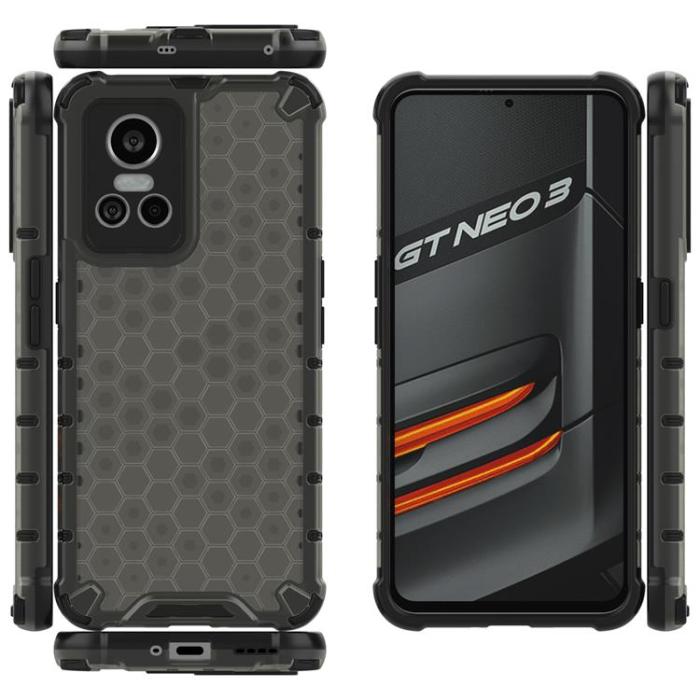 OEM - Realme 9 Pro Skal Honeycomb Armored - Svart