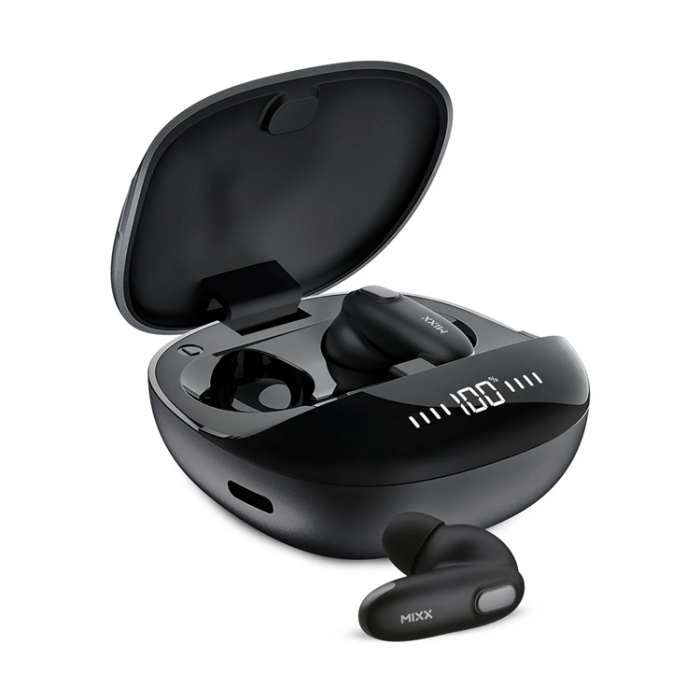 MIXX - Mixx Qi TWS In-Ear Hörlurar Trådlösa Mini Charge 2 - Svart