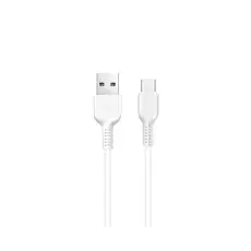 Hoco - HOCO USB kabel till USB-C 1 m Vit