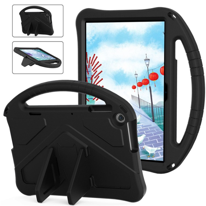 A-One Brand - Lenovo Tab M10 (Gen 3) 10.1 Skal EVA Rugged Kickstand - Svart
