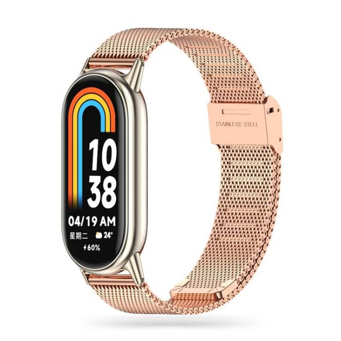 Tech-Protect - Tech-Protect Xiaomi Smart Band 8/9/NFC Band Milanese - Roseguld
