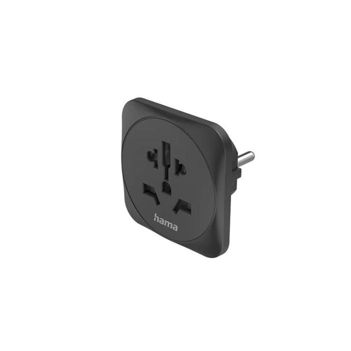 Hama - HAMA Reseadapter Typ E/F Universal Världen-EU Svart