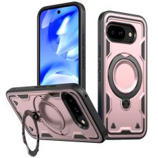 N/A - Mobilskal till Google Pixel 9a Milit&auml;rt Skydd PC + TPU - Ros&eacute;guld