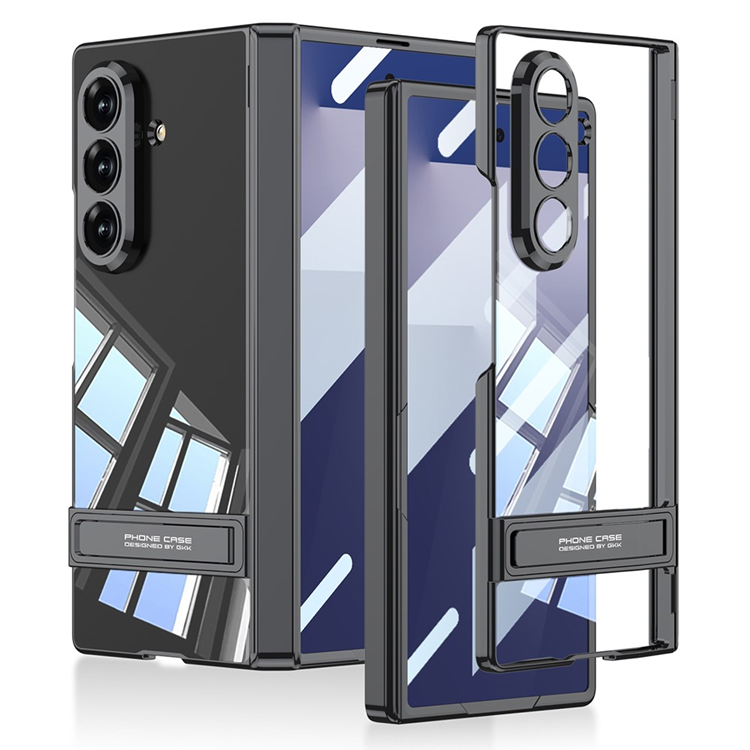 GKK Galaxy Z Fold 7 Mobilskal Magnetic Hinge Kickstand - Svart | 2353 | AlltMobil