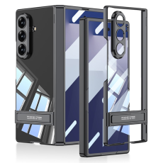 GKK - GKK Galaxy Z Fold 7 Mobilskal Magnetic Hinge Kickstand - Svart