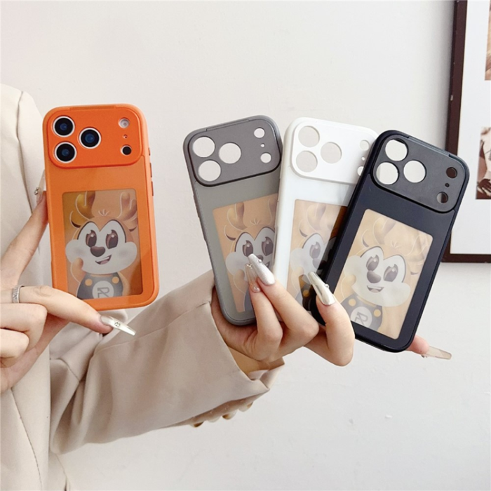 A-One Brand - iPhone 17 Pro Mobilskal NFC DIY Customized HD Smart E-Ink