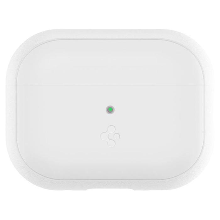 Spigen - Spigen Airpods Pro 1/2 Skal Fit Strap Silicone - Vit/Grå