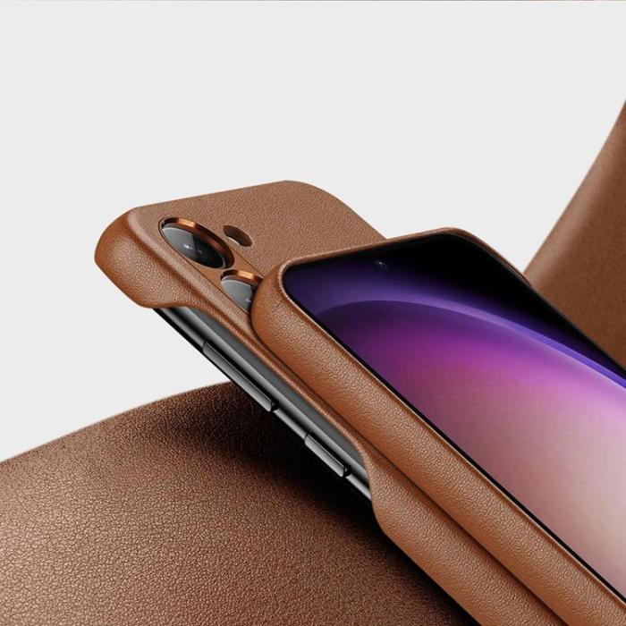 Dux Ducis - Dux Ducis Galaxy S23 Plus Mobilskal Grit - Brun