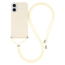 A-One Brand - iPhone 17 Mobilskal Med Axelrem - Vit