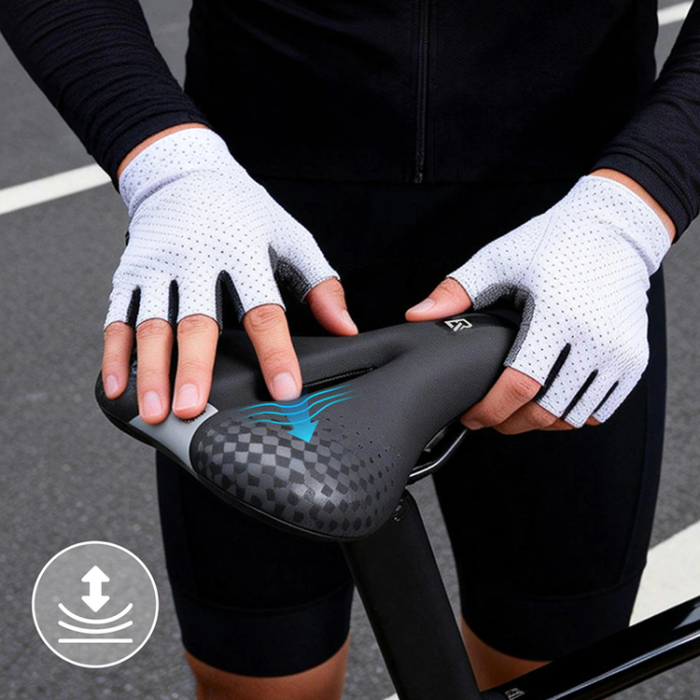 Rockbros - Rockbros Bekväm Ergonomisk Cykelsadel 6876 - Svart