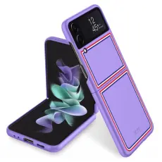 OEM - Galaxy Z Flip 4 Skal Drop Proof - Lila