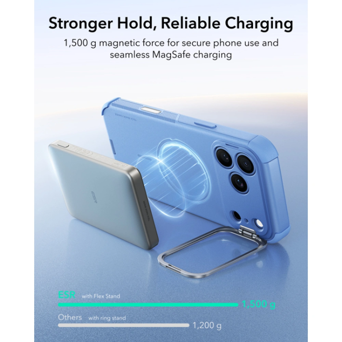 ESR - ESR Mobilskal För iPhone 17 Pro Max/18 Pro Max Magsafe Cyber Tough Kickstand