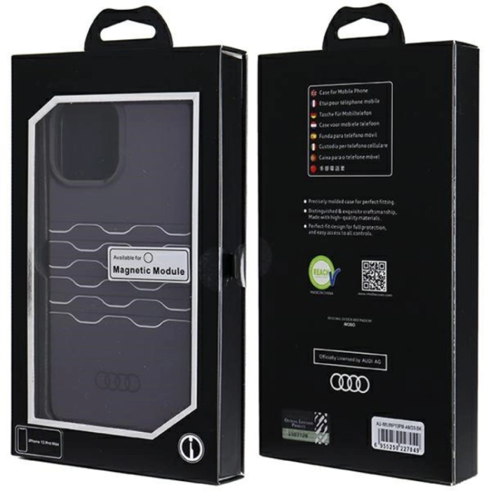 Audi - Audi iPhone 13 Pro Max Mobilskal Magsafe IML - Svart