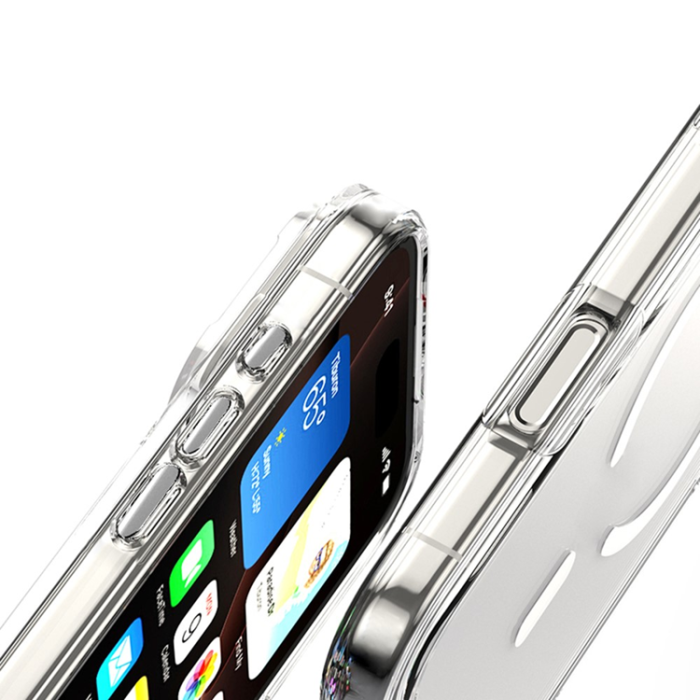 Coteci - Coteci iPhone 17 Mobilskal MagSafe Crystal - Transparent