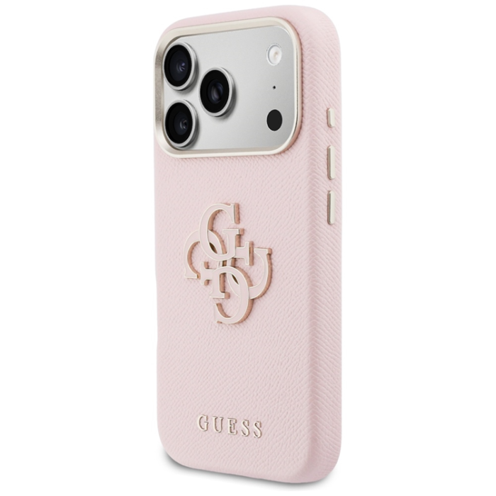 Guess - Guess Mobilskal iPhone 17 Pro Max FW Resin Logo - Rosa