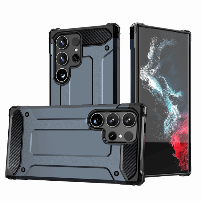 OEM - Galaxy S25 Ultra Mobilskal Hybrid Armor - Blå