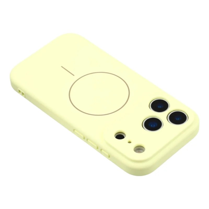 WANLONFENG - WANLONFENG iPhone 17 Pro Max Mobilskal MagSafe XQ1 - Gul
