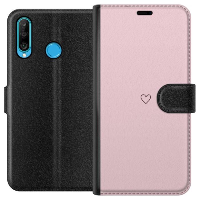 iSecrets - Plånboksfodral till Huawei P30 lite med Litet Hjärta