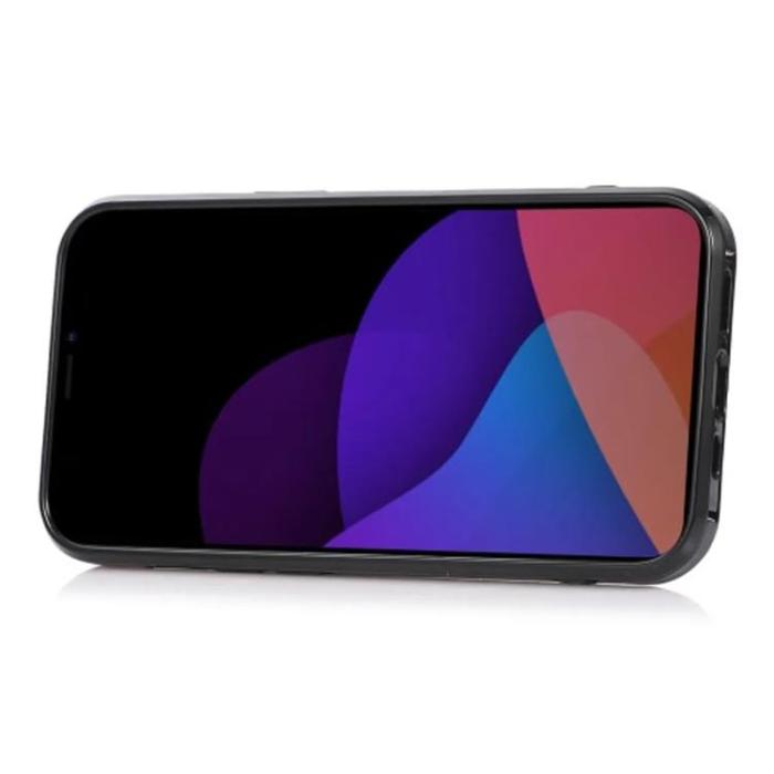 Taltech - iPhone 15 Halsbandsskal Korthållare - Svart