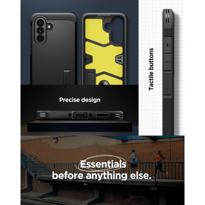 Spigen - Spigen Mobilskal För Galaxy A37 5G Tough Armor - Svart