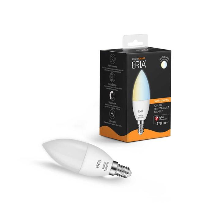 ADURO - ADURO Lampa E14 Vit Dimbar Zigbee