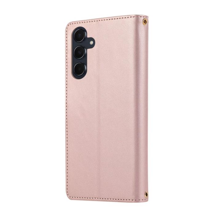 OEM - Mobilfodral för Samsung Galaxy S26 Plus Konstläder Flera kortfack - Roséguld