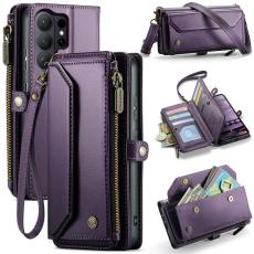 Caseme - CaseMe Mobilfodral f&ouml;r Samsung Galaxy S26 Ultra Konstl&auml;der 10 kortfack - Lila