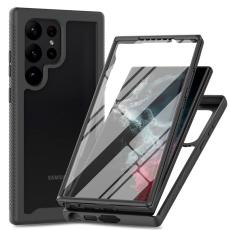 OEM - Mobilskal f&ouml;r Samsung Galaxy S26 Ultra Transparent PC + TPU - Svart