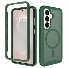 OEM - Mobilskal f&ouml;r Samsung Galaxy S26 Magnetiskt 2 i 1 PC + TPU - Gr&ouml;n