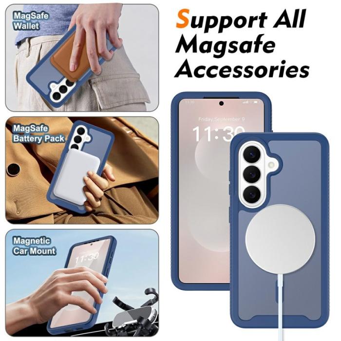 OEM - Mobilskal för Samsung Galaxy S26 Magnetiskt 2 i 1 PC + TPU - Blå