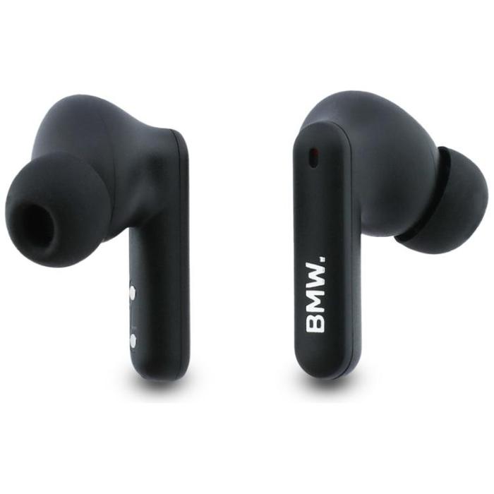 BMW - BMW TWS In-Ear Hörlurar Bluetooth ENC Leather Metal Logo - Blå