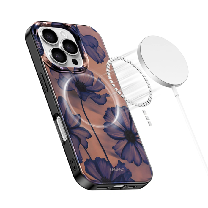 Tech-Protect - Tech-Protect iPhone 16 Pro Mobilskal Magsafe Lamano - Velvet Night