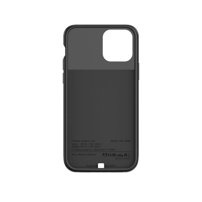 Tech-Protect - Tech-Protect Batteriskal 4800 mAh för iPhone 12/12 Pro - Svart
