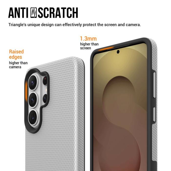OEM - Mobilskal för Samsung Galaxy S26 Ultra Magnetiskt Shockproof TPU + PC - Silver