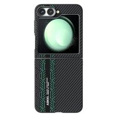 ABEEL - ABEEL Z Flip7 FE 5G Mobilskal PC + Aluminium + PU L&auml;der - Textur 2