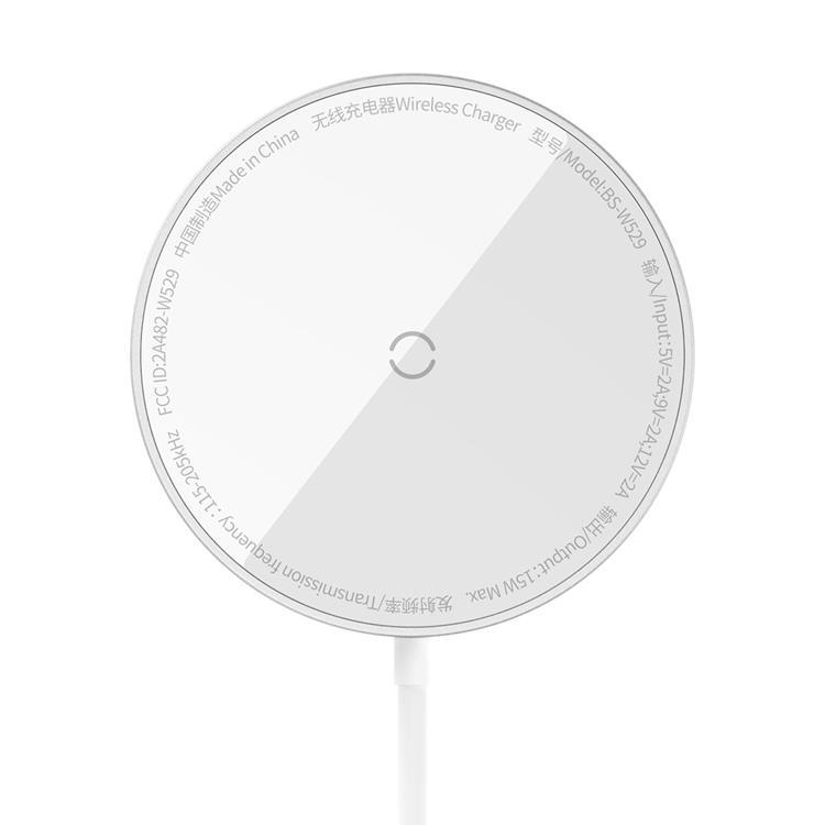 Baseus Mini3 Magsafe Trådlös Laddare Induction 15W- Silver | 505295 | AlltMobil