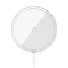 BASEUS - Baseus Mini3 Magsafe Trådlös Laddare Induction 15W- Silver