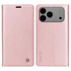 YIKATU - Yikatu iPhone 17 Pro Max Plånboksfodral Magnetic Closure - Rosa Guld