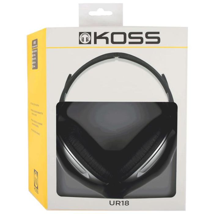Koss - KOSS Hörlurar UR18 Over-Ear - Silver