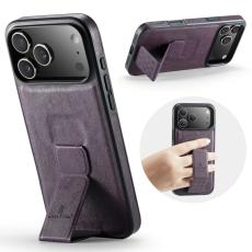 FIERRE SHANN - FIERRE SHANN f&ouml;r iPhone 17 Pro Fodral KonstL&auml;der - Lila