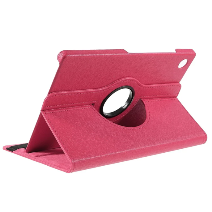 A-One Brand - Galaxy Tab A9 Plus Fodral Rotating Stand PU - Rosa