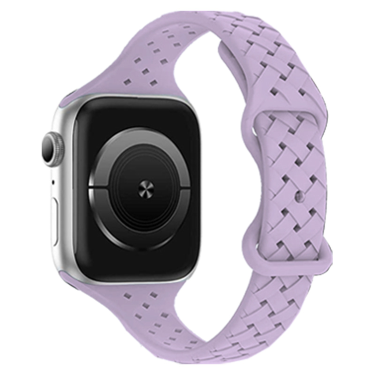 Apple Watch 7/8/SE/Ultra (38/40/41mm) ArmBand Weave - Lila | 5123 | AlltMobil