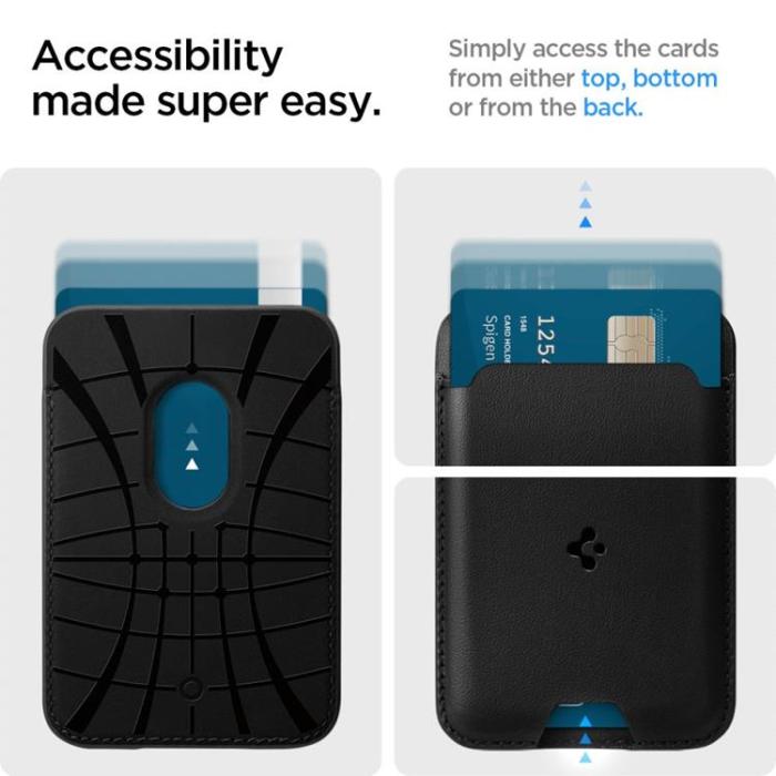 Spigen - Spigen Magsafe Korthållare Valentinus Pro - Svart