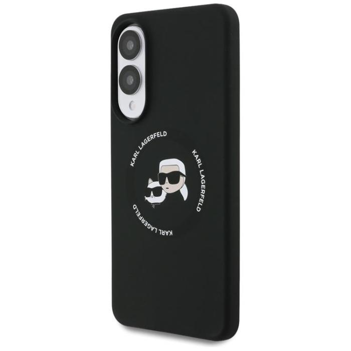 KARL LAGERFELD - Karl Lagerfeld Galaxy S25 Edge Mobilskal MagSafe Silikon Heads & Circle